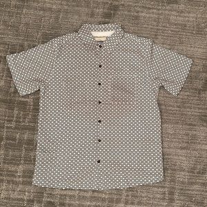 California Cowboy Men’s High Water Shirt - Large - Cozumel Geo, White Sand